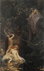 Feen am Bach, 1895